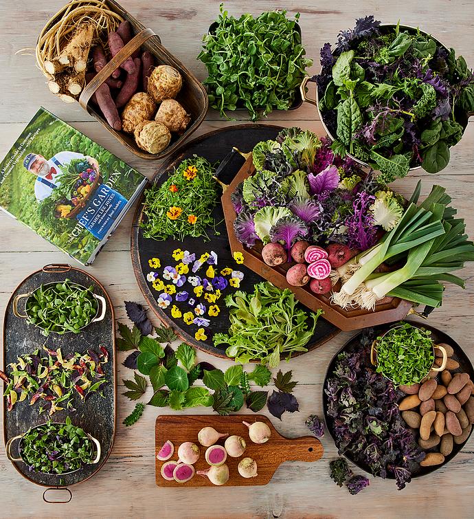 The Chef's Garden Gourmet Vegetable Box with Cookbook